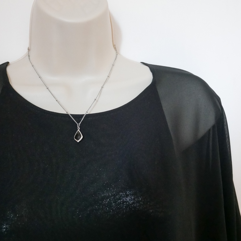 Express Sheer Batwing Top